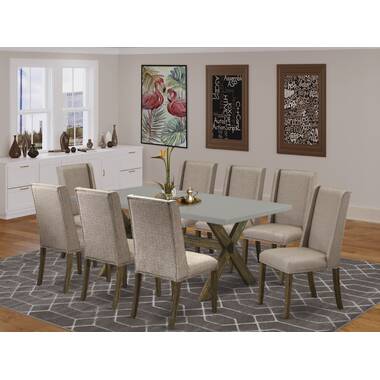 9 outlet seater table